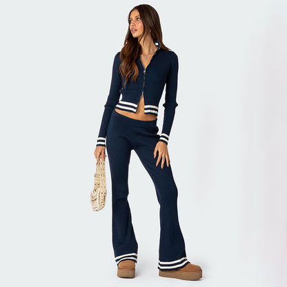 Top Straight-leg Trousers Casual Suit