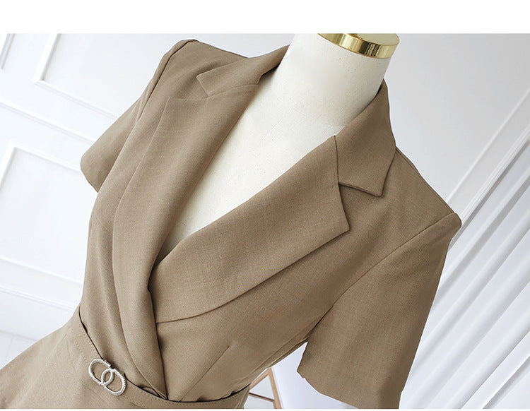 Women's Suit Jacket Temperament Package Hip Skirt