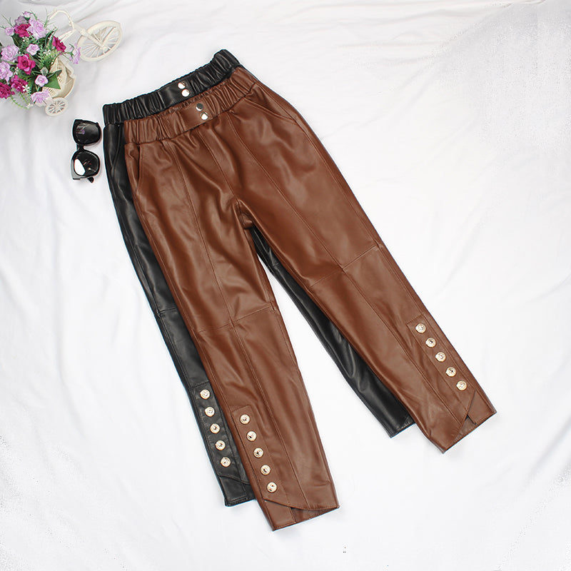 Cropped trousers leggings slim leggings