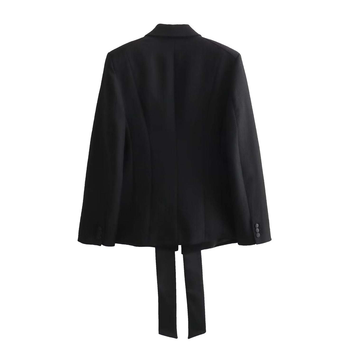 Mujer Otoño Seda Textura Cuello Blazer Pantalones Traje