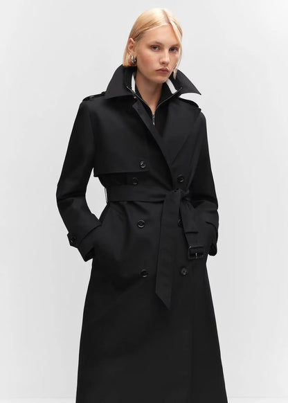 Trench Coat Women Mid Length Spring Autumn Korean Large Coat Small British