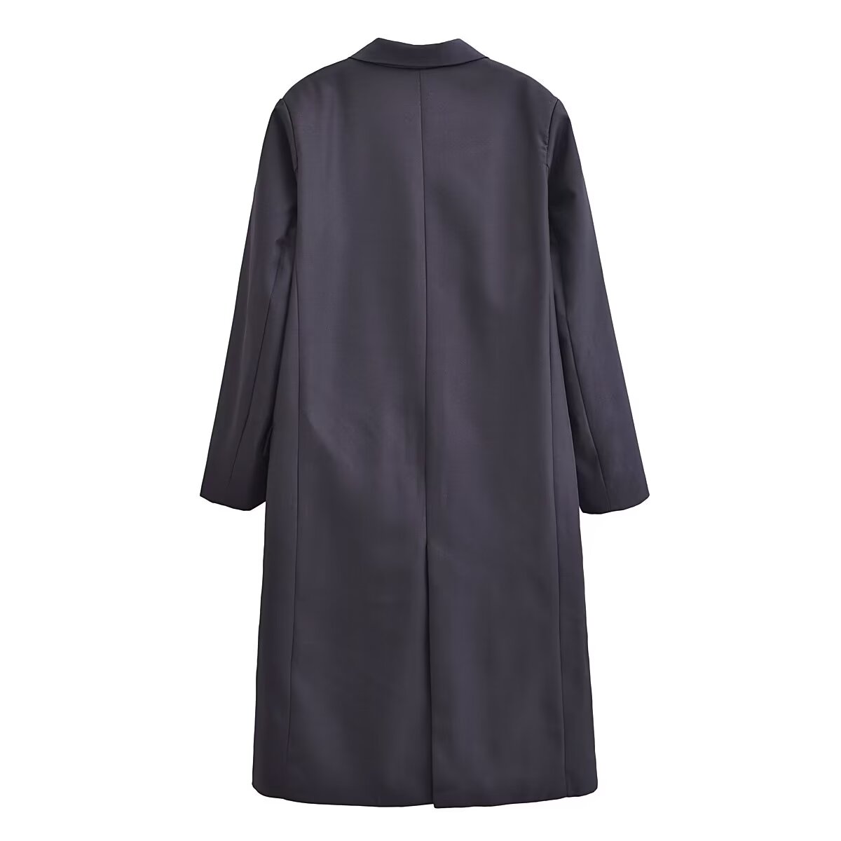 Veste pardessus minimaliste mélangée pour femme