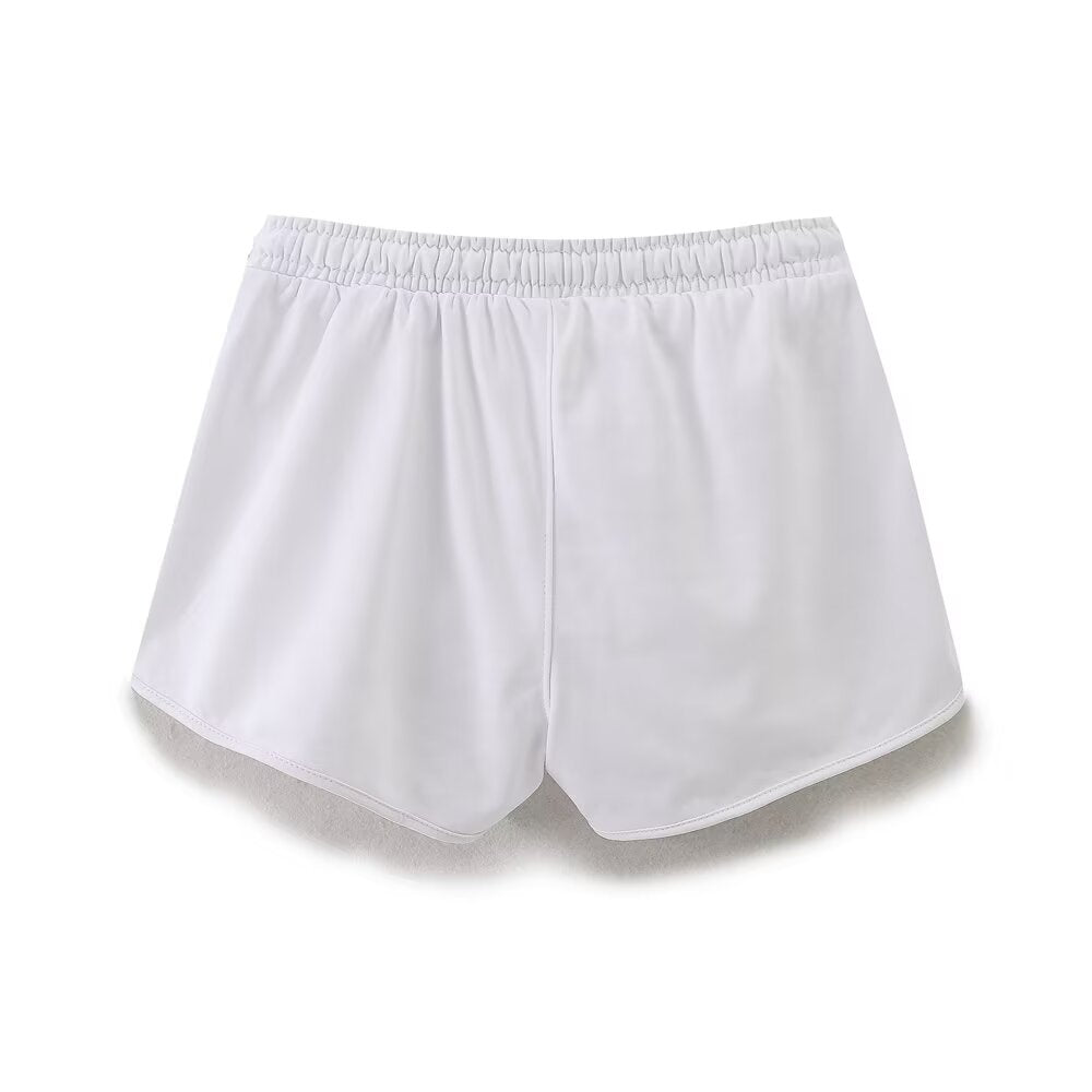 Pantalones cortos casuales sueltos todos a juego para mujer deportivos de verano