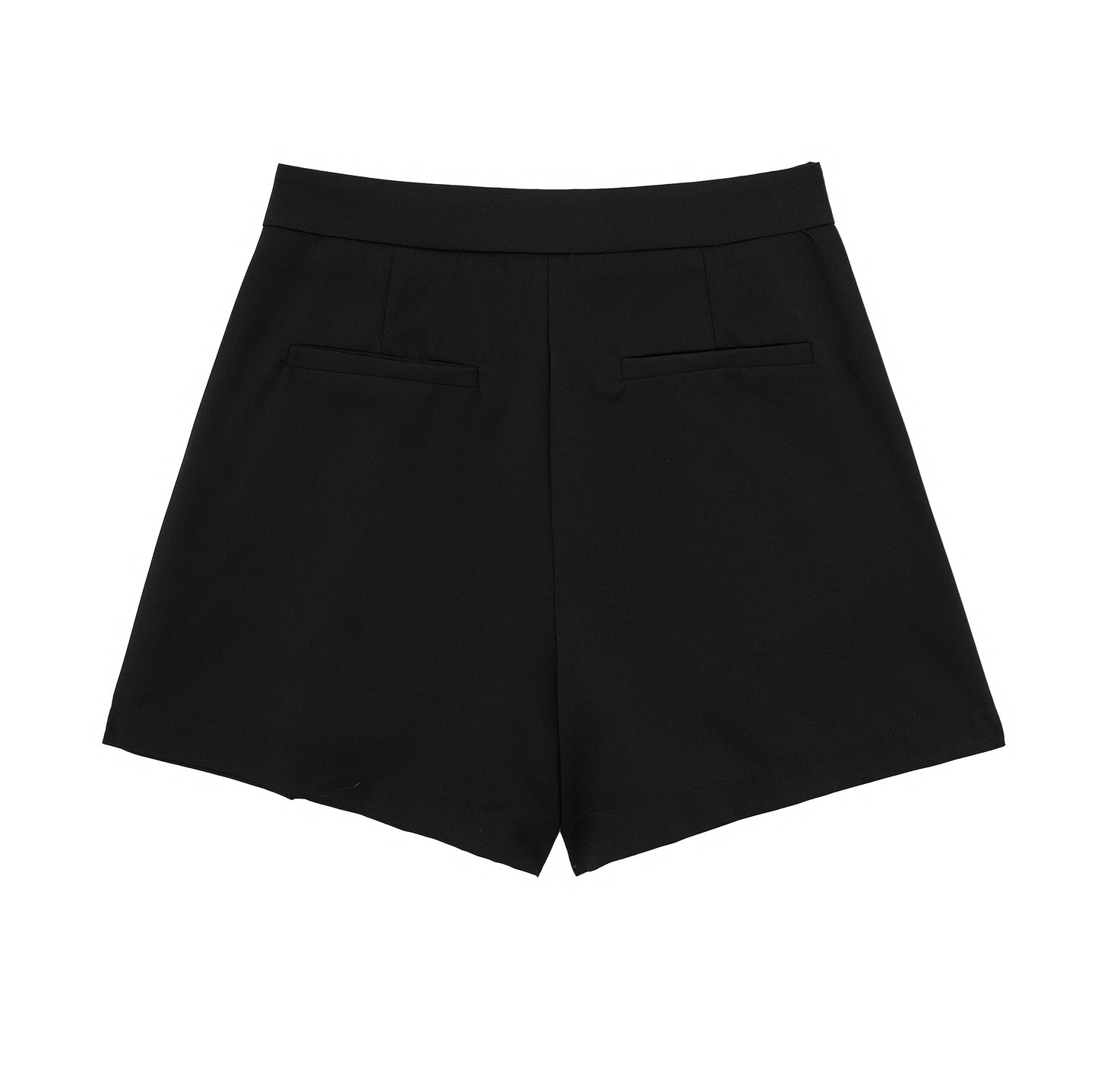 Short noir pour filles et femmes, taille haute, ample, coréen, ligne A, jambes larges, vêtements d'extérieur assortis, amincissants, été