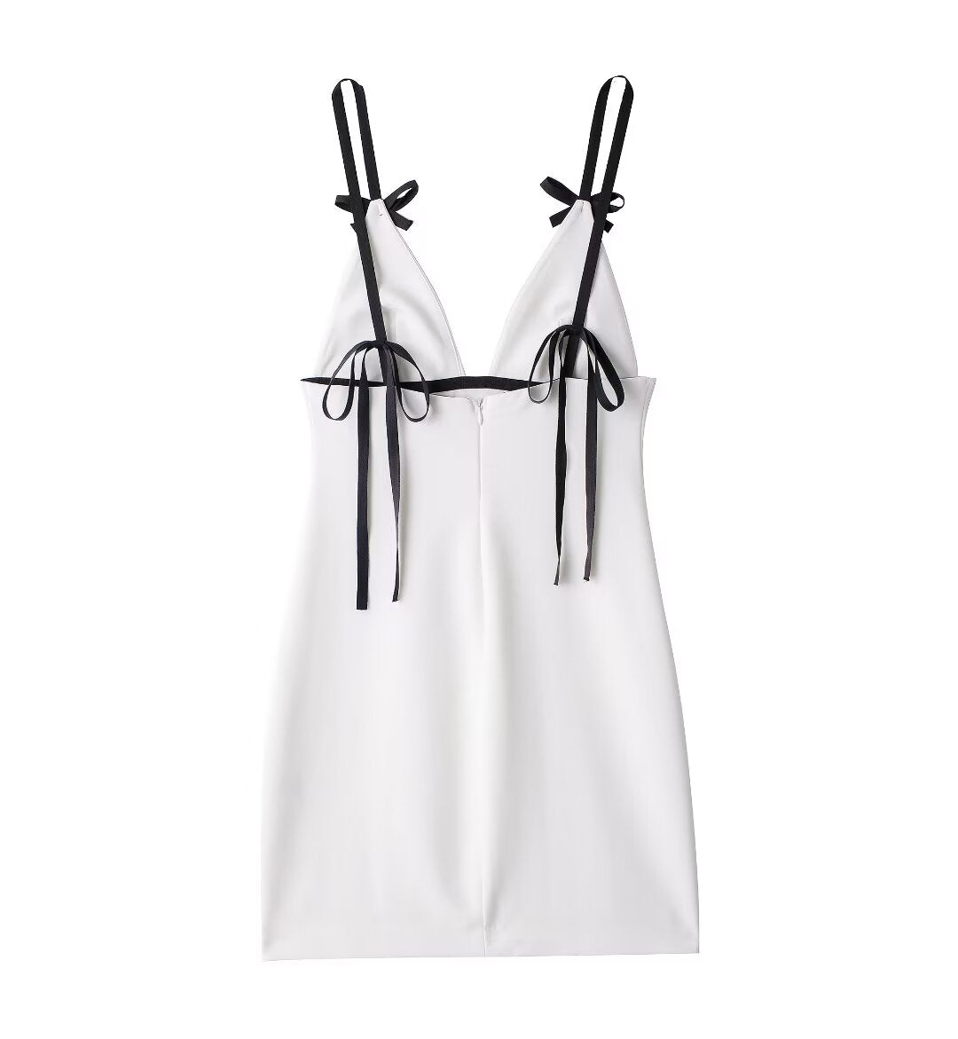 Women Clothing Summer Sexy Sexy Backless White Cami Dress