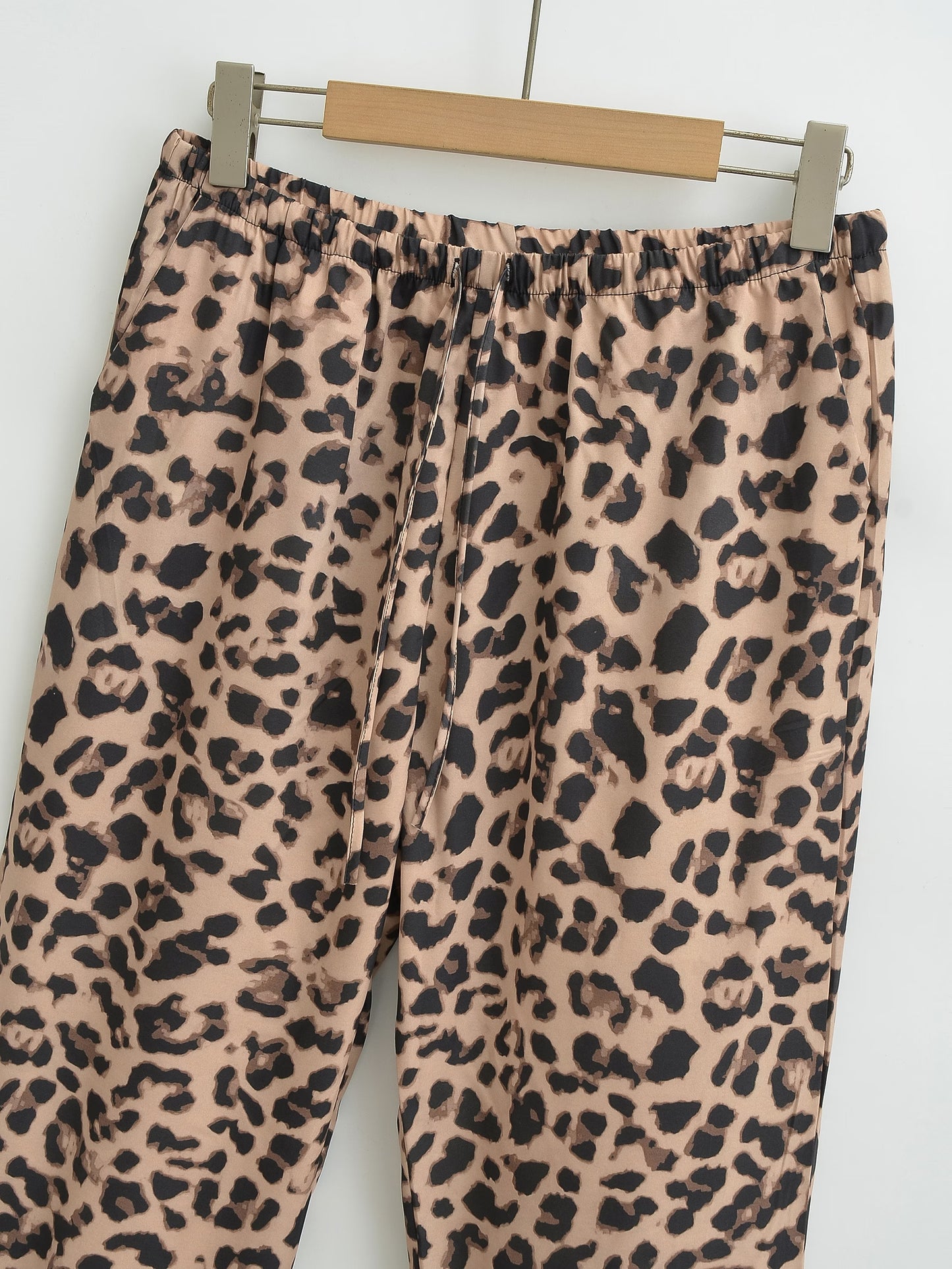 Pantalones con estampado de animales sencillos e informales para mujer de verano