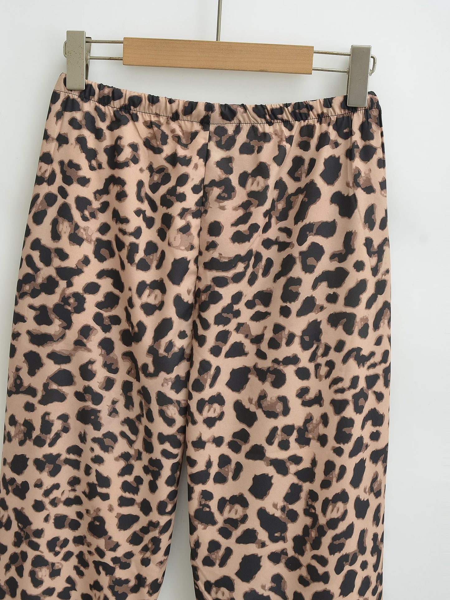 Pantalones con estampado de animales sencillos e informales para mujer de verano