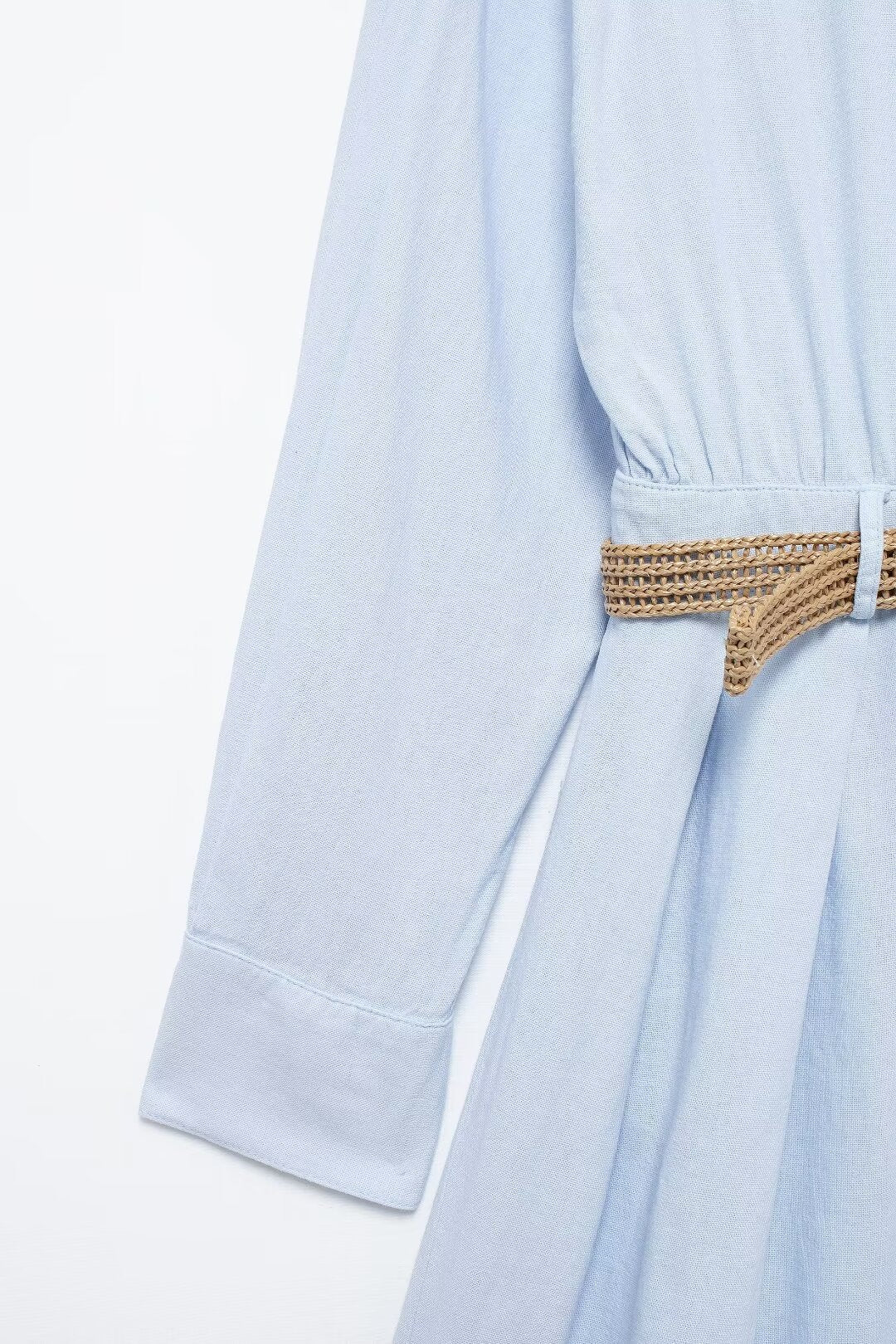 Vêtements d'automne pour femmes décontractés avec ceinture combinaison en lin mélangé