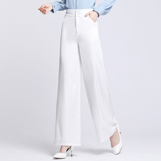 Women's Summer High Waist Summer Thin Plus Size Women's Trousers