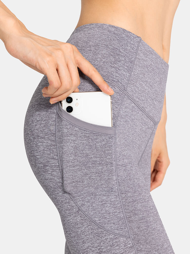 Pantalones deportivos para mujer con glúteos de cintura alta