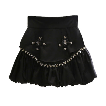 Women's Heavy Engineering Beaded Diamond Skirt