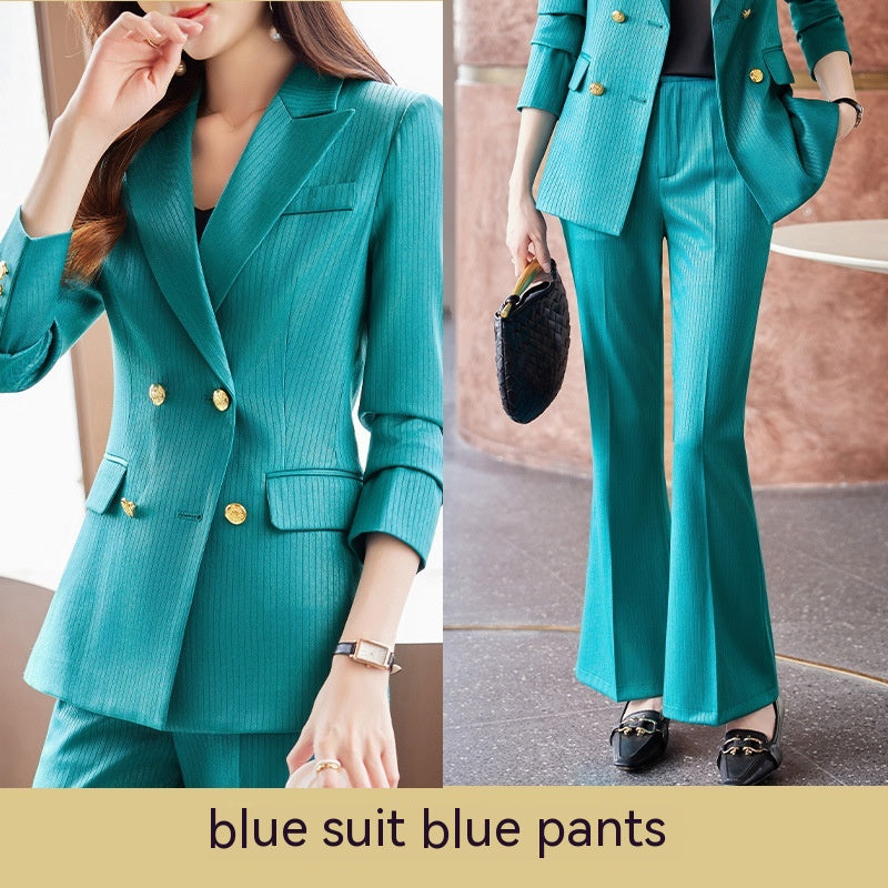 Women's Graceful And Fashionable Slim Waist Suit Business Suit