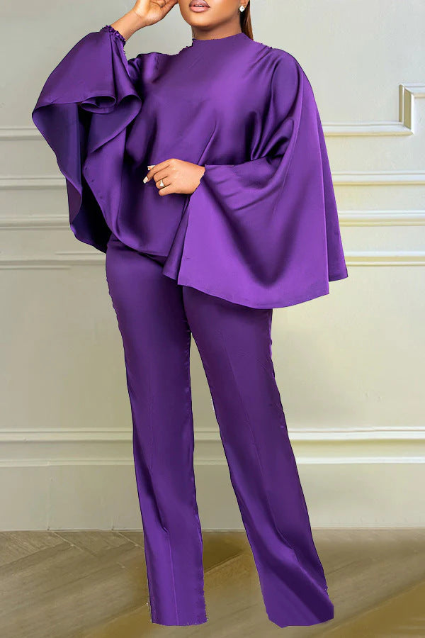 Women's Fashion Personality Cape Suit