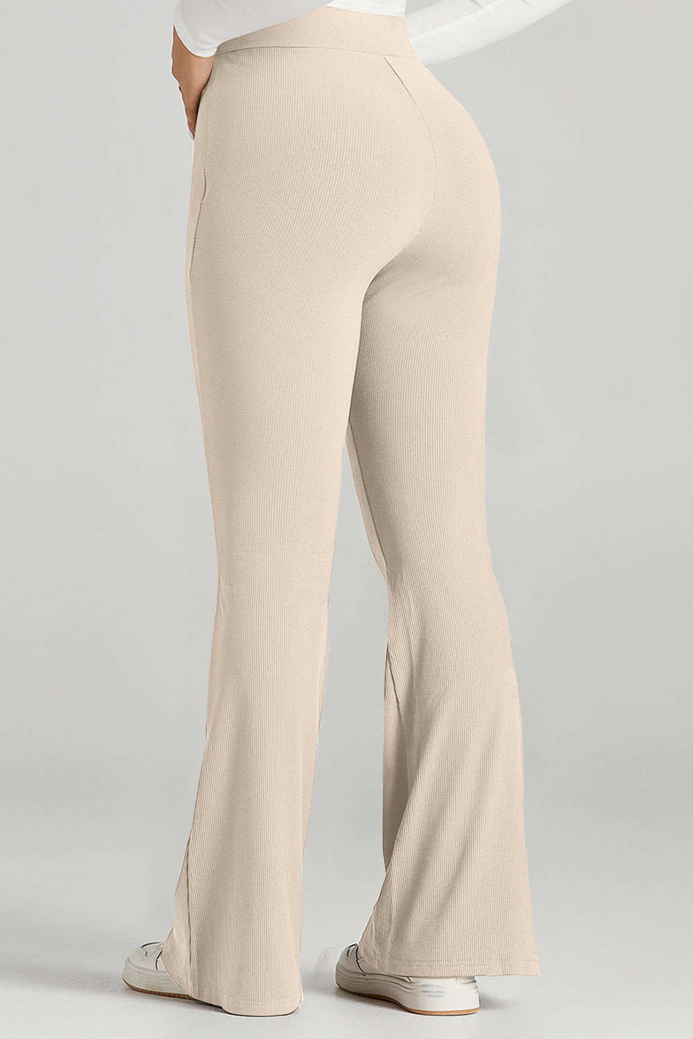 Pantalon bootcut taille élastique