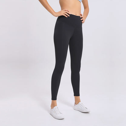 Pantalón cropped ajustado fitness de cintura alta