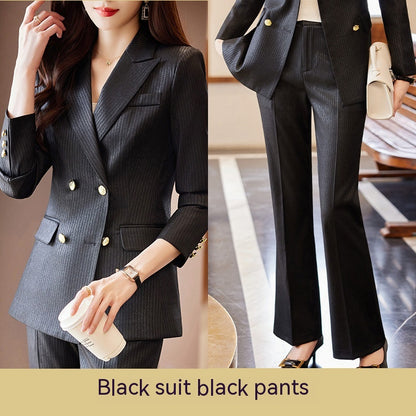 Women's Graceful And Fashionable Slim Waist Suit Business Suit