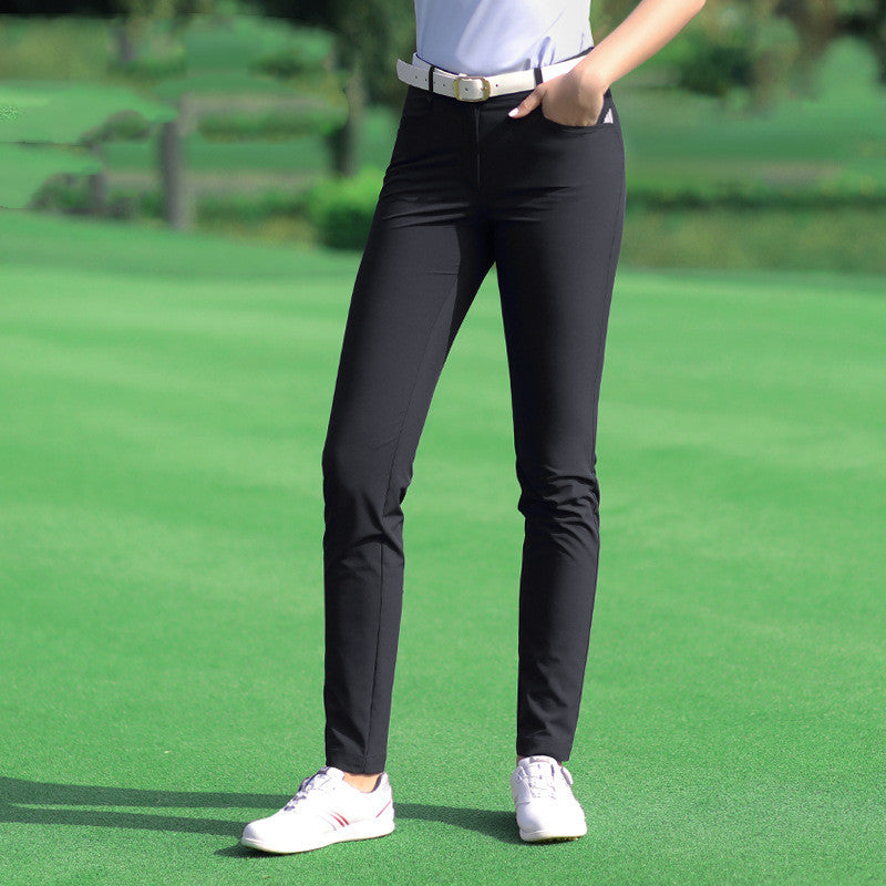 Women's Golf Pants Slim Fit Trousers