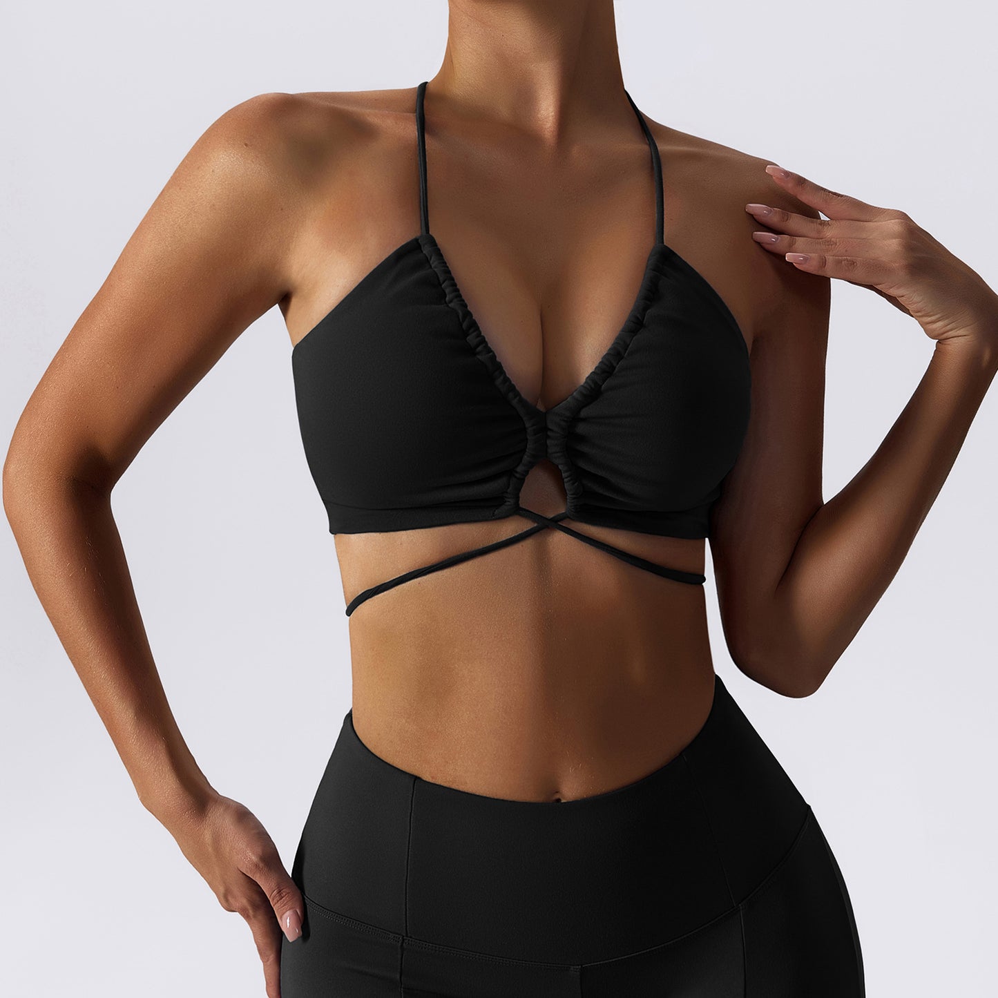 Camisole Yoga Soutien-gorge Vêtements d'extérieur Sangle Beauté Dos Costume