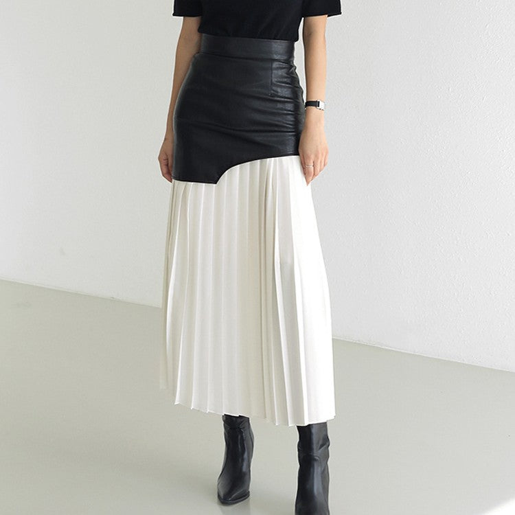 Autumn And Winter Long Package Hip High Waist Skirt