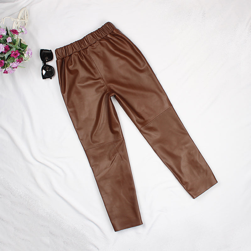 Cropped trousers leggings slim leggings