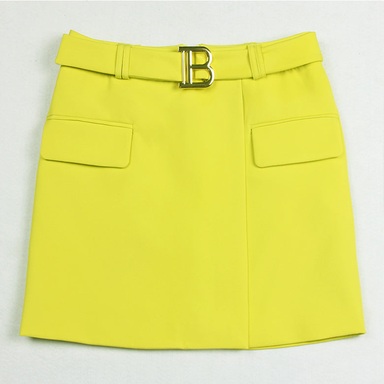 Trendy Summer Slim And Cool A-line Bag Hip Mini Skirt