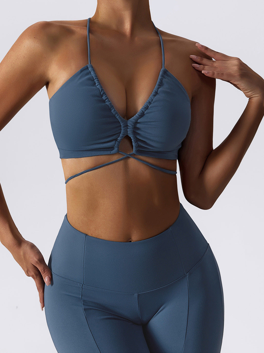 Camisole Yoga Soutien-gorge Vêtements d'extérieur Sangle Beauté Dos Costume