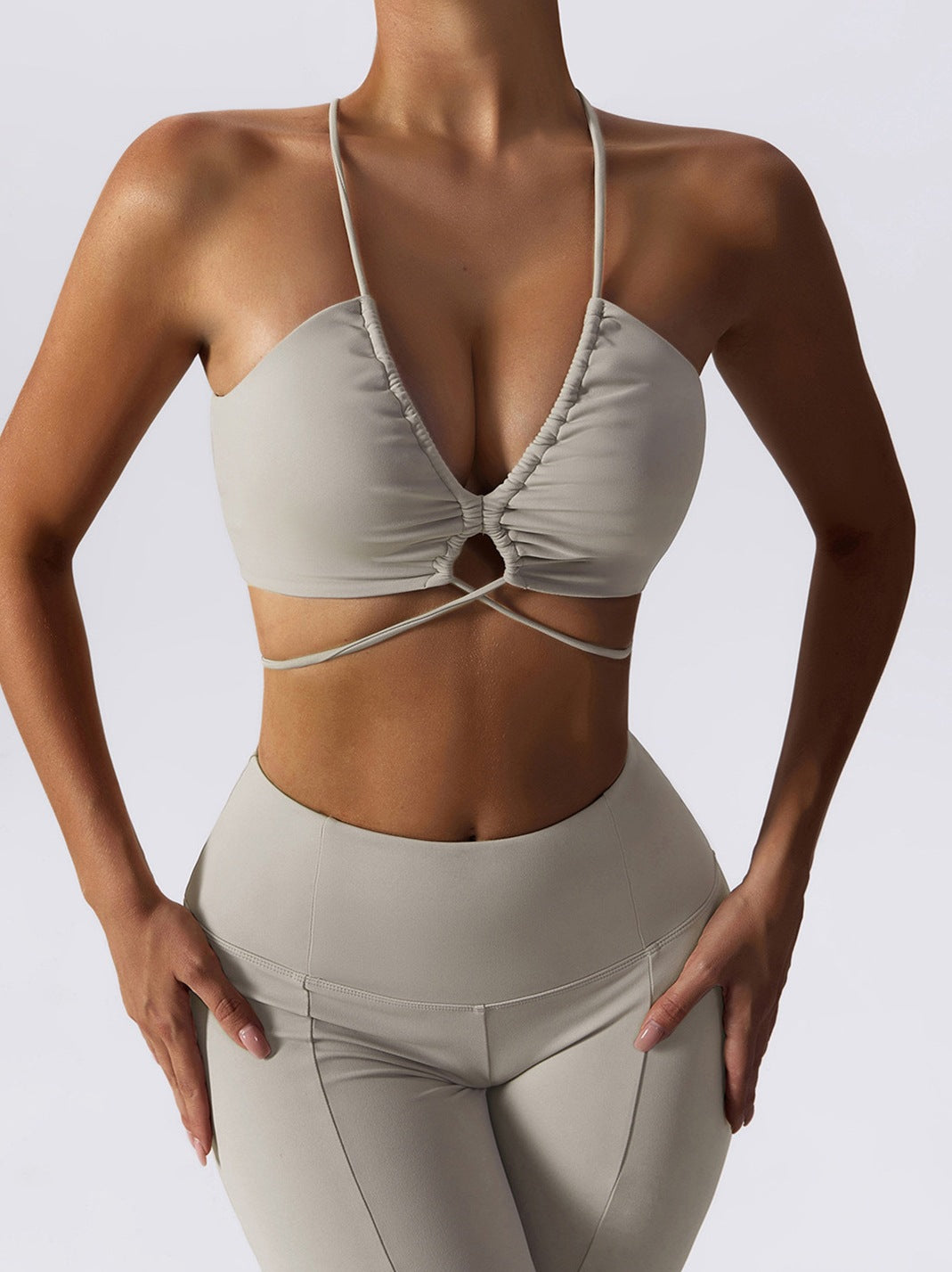 Camisole Yoga Soutien-gorge Vêtements d'extérieur Sangle Beauté Dos Costume