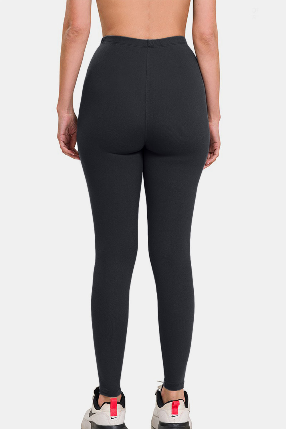 Leggings Zenana Premium de microfibra de cintura alta