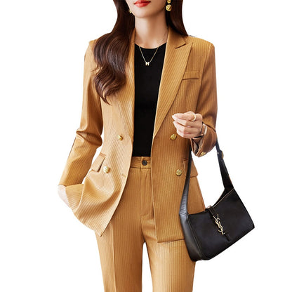 Women's Graceful And Fashionable Slim Waist Suit Business Suit