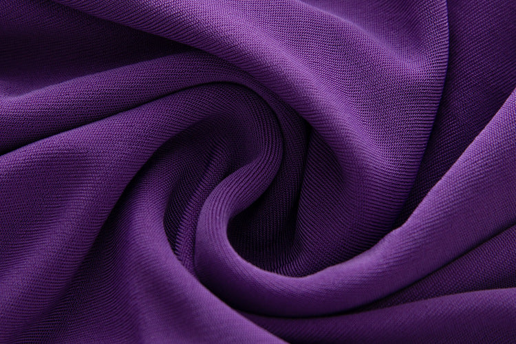 Robe décontractée de couleur unie avec fermeture à la taille