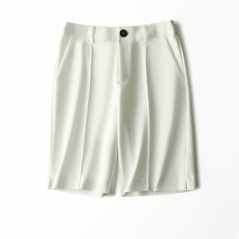 Bermuda Trendy Trousers That Don't Press The Midseam