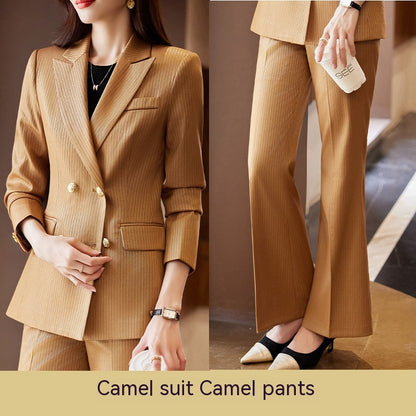 Women's Graceful And Fashionable Slim Waist Suit Business Suit