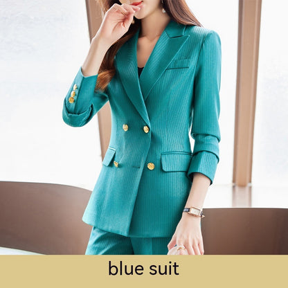 Women's Graceful And Fashionable Slim Waist Suit Business Suit