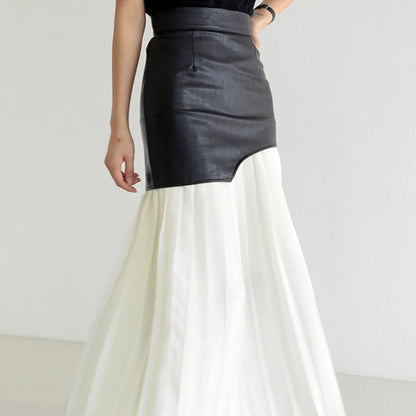 Autumn And Winter Long Package Hip High Waist Skirt