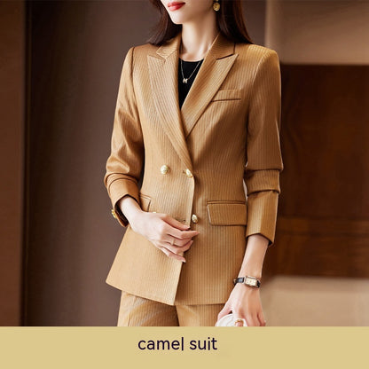 Women's Graceful And Fashionable Slim Waist Suit Business Suit