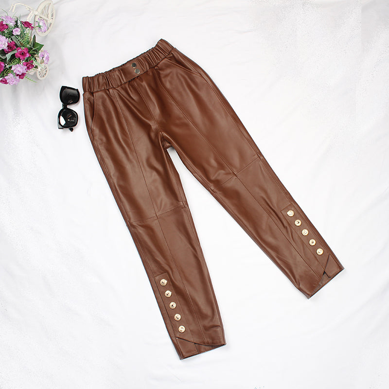 Cropped trousers leggings slim leggings