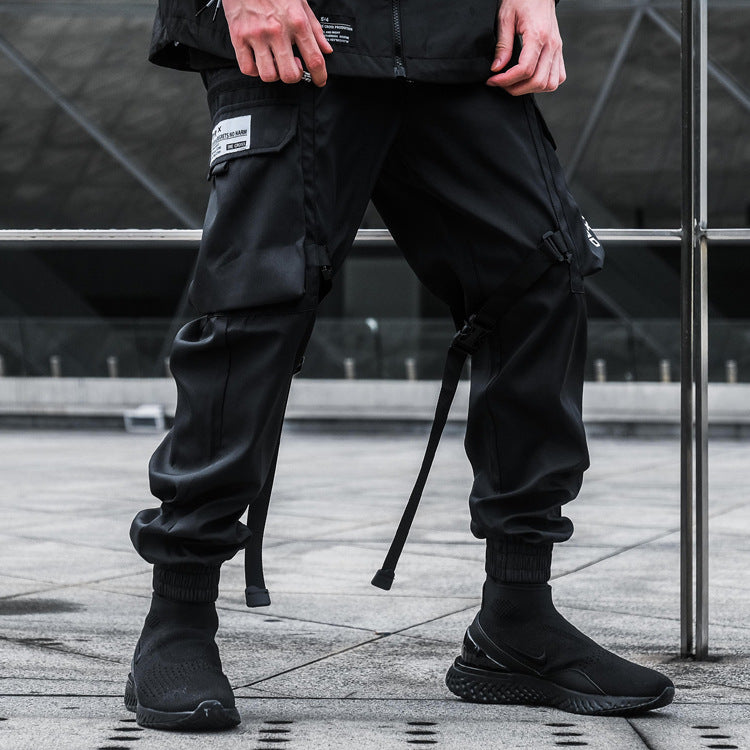 Pantalon de parachutiste en tissu composite multi-poches à outils fonctionnels