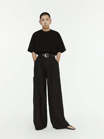 Women's Loose Flared Wide Leg Casual Trousers