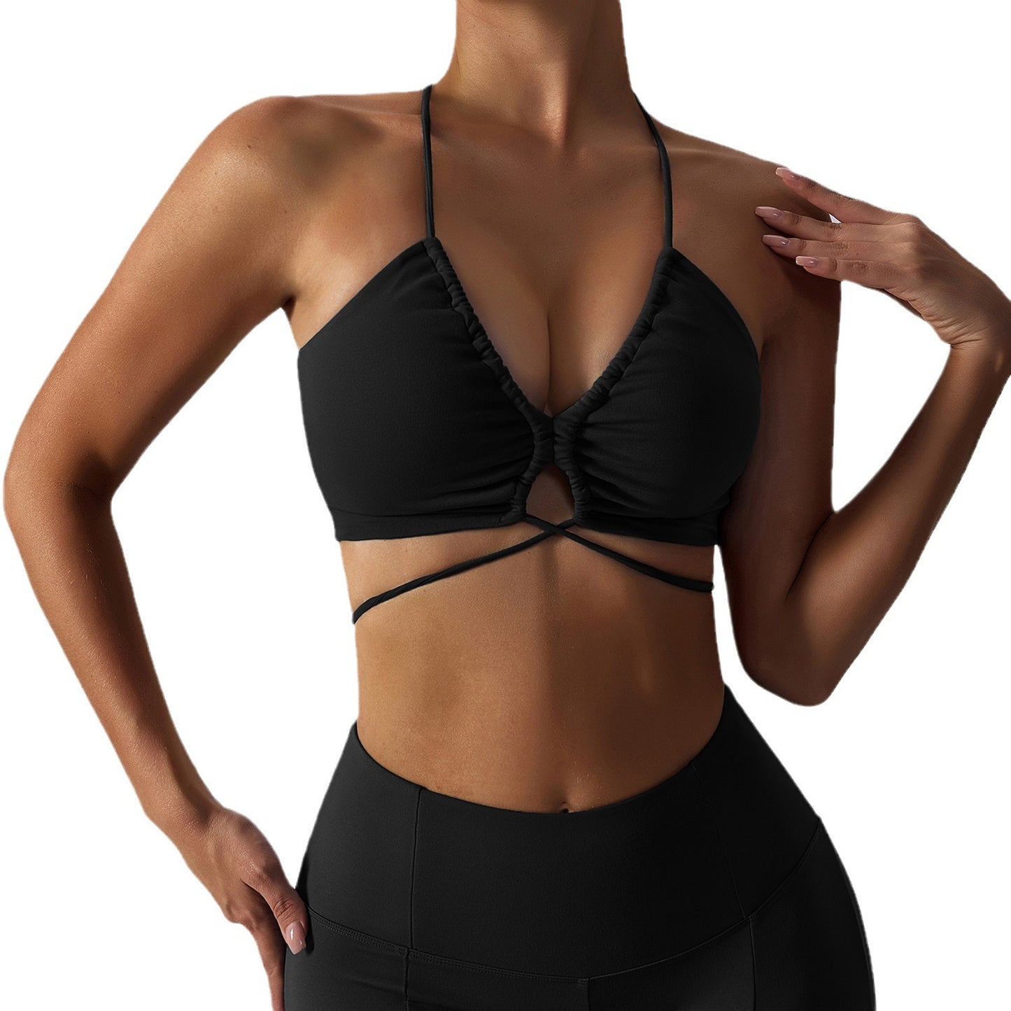 Camisole Yoga Soutien-gorge Vêtements d'extérieur Sangle Beauté Dos Costume