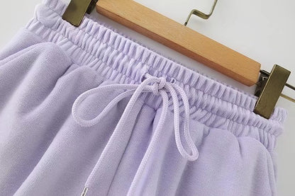 Pantalones cortos con cordón y bordado de mariposas de terciopelo para mujer