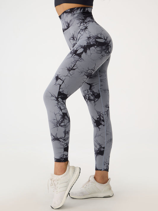 Pantalon actif imprimé taille haute