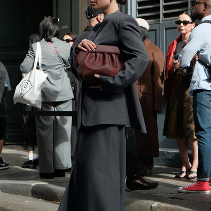 Ensemble deux pièces pour femme, blazer ample, col en V, taille haute, jupe à la hanche, début d'automne