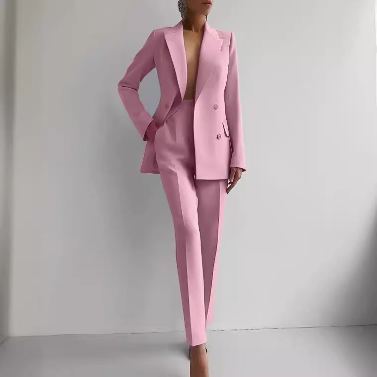 Costume de costume pour femmes, tenue d'affaires décontractée à la mode