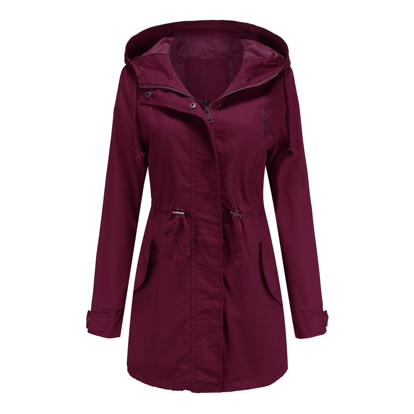 Cotton Women Spring Autumn Coat Loose Solid Color Clothing Women Clothing