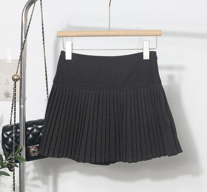 Women Short Skirt Autumn Winter Wear Anti Exposure Skirt