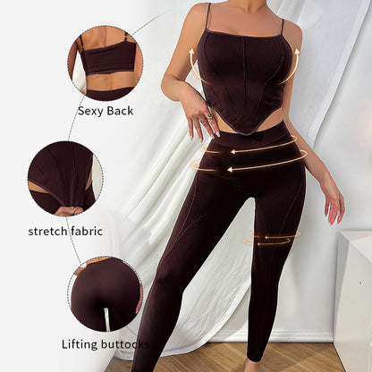 Women's High Elastic Hip Raise Shaping Yoga Pants