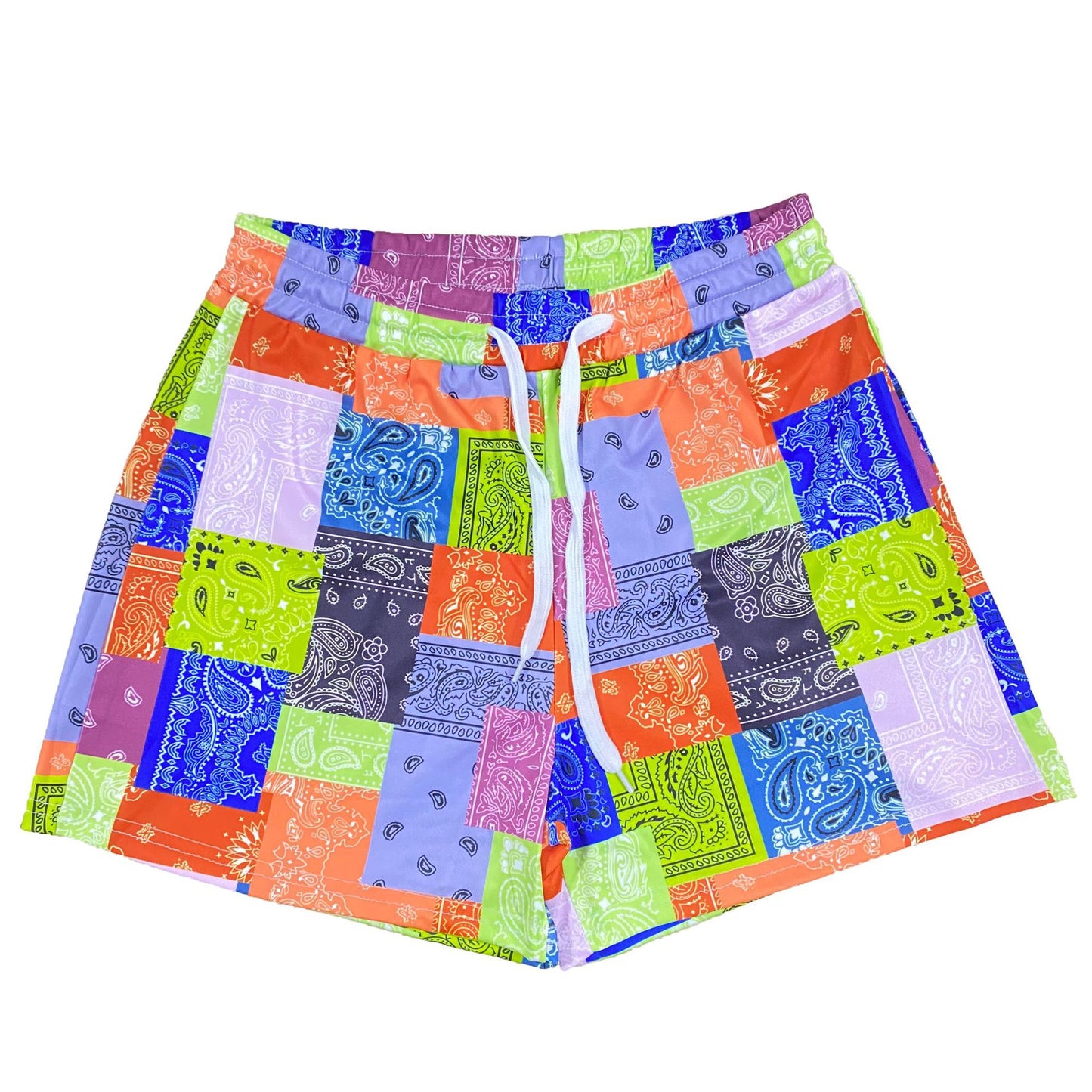 Mujer Verano Estampado floral Casual Paisley Paisley Shorts Pantalones de playa sueltos para mujer