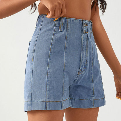 Denim femmes Shorts femmes été taille haute Denim Shorts pantalons décontractés tout assorti