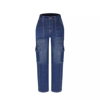 Pantalones vaqueros holgados lavados con cintura alta Y2g Multi Bag para mujer