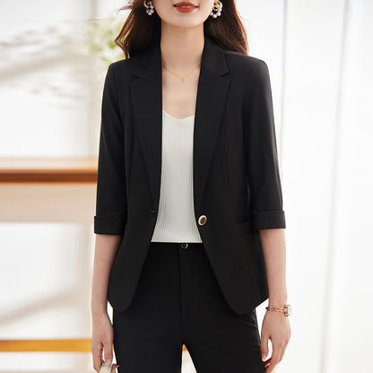 Women's Slim-fit 34 Sleeve Professional Suit